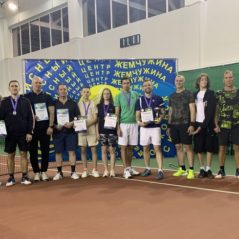 Поздравляем победителей парного турнира по теннису!!!